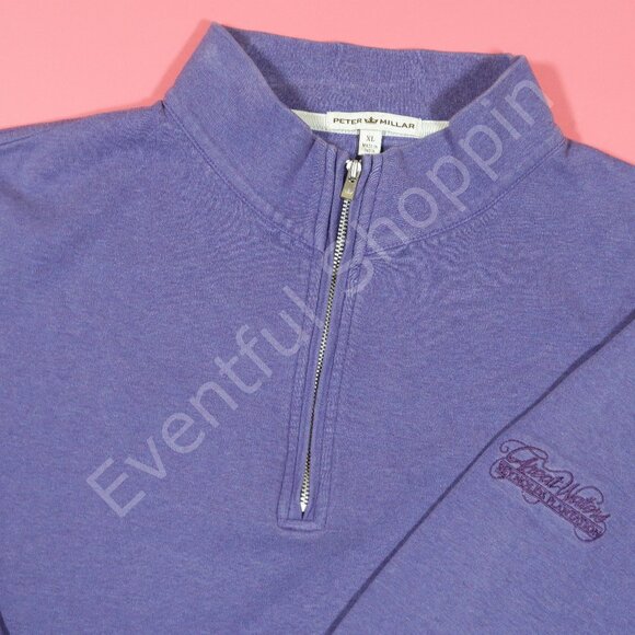 Peter Millar Other - Peter Millar Great Waters Reynolds Lake Oconee Pullover Mens XL Purple Cotton